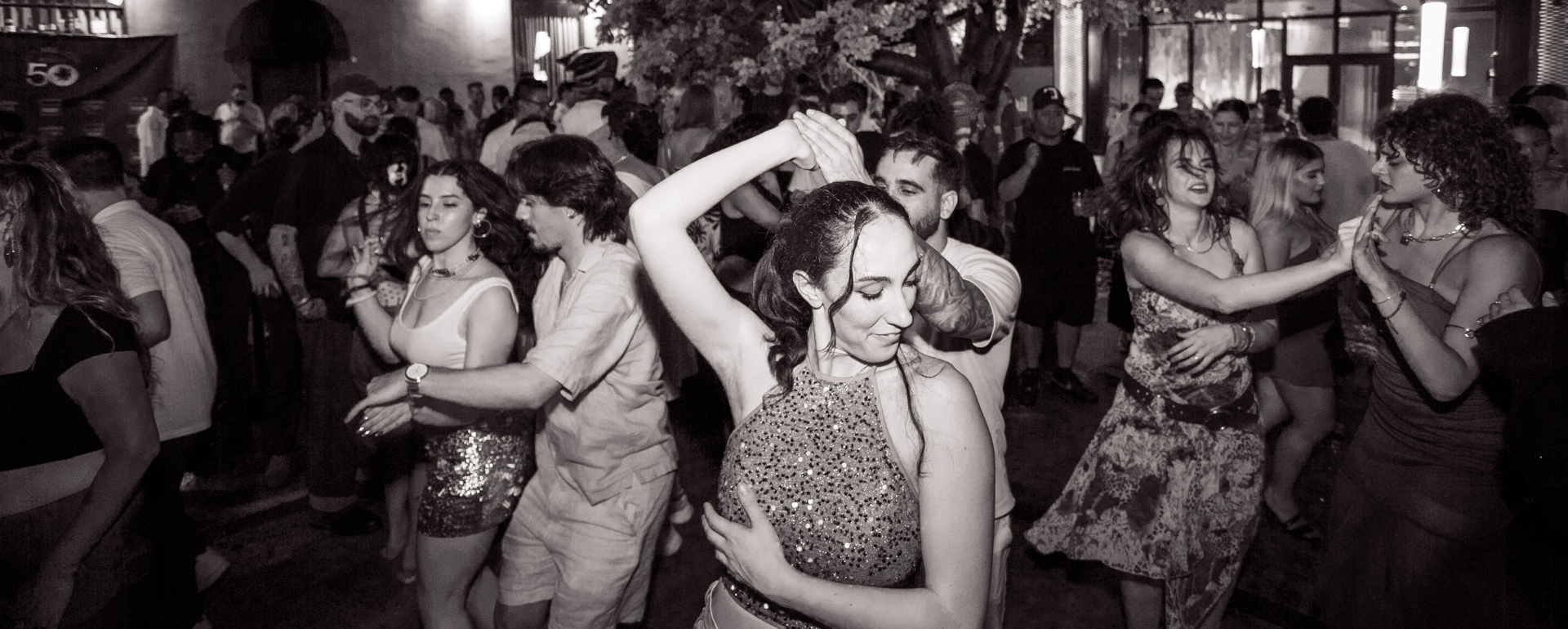 Dancers in collective movement